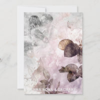 *~* AR26 Ephemera QR Victorian RSVP PHOTO Wedding