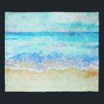 ** AR7 Beach Sea Shore Nautical Ocean Waves<br><div class="desc">DUVET Beach Nautical Ocean Waves the Surf Sea Relaxing Star fish Sea Life Sand Shore Abstract Watercolor Artsy Creative Unique design. ((Search AR7 for Similar designs on various products. Note often you can transfer from one Zazzle Product to another )) ** Energetically Enhanced Beach Shore Romantic Relaxing Abstract gorgeous lovely...</div>