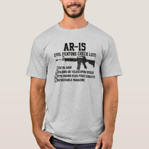 AR-15 - Certified Evil Checklist II T-Shirt