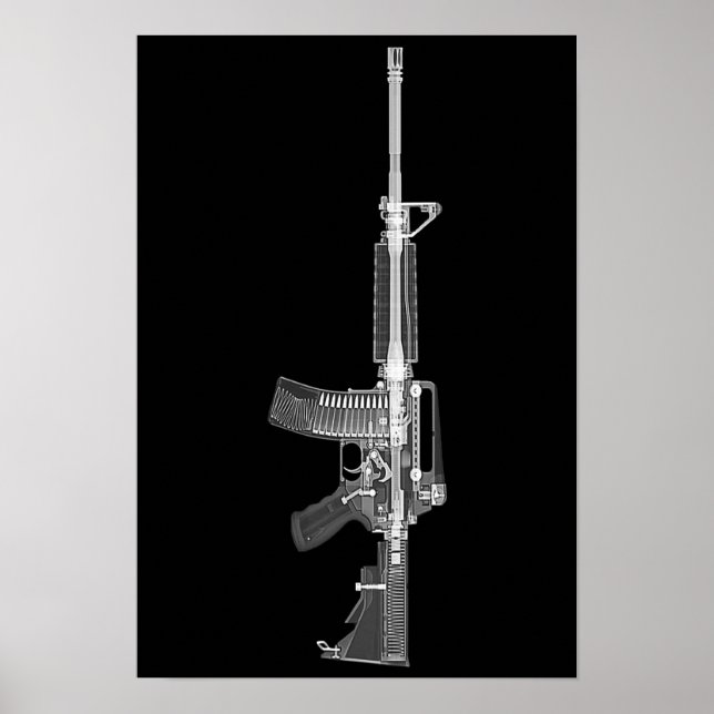 AR-15 CT scan/X-ray poster (Front)