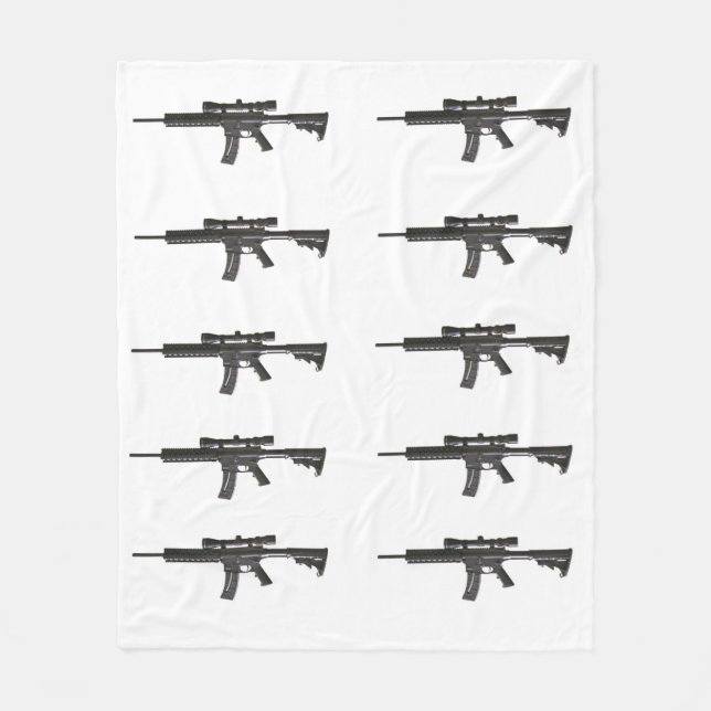 AR-15 FLEECE BLANKET (Front)