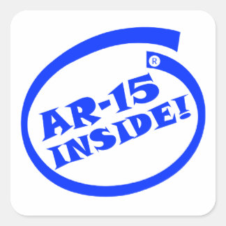 AR-15 INSIDE! - Window/Bumper Sticker