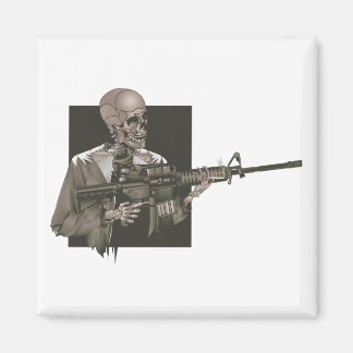 AR-15 Skeleton Magnet