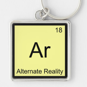 Ar - Alternate Reality Funny Chemistry Element Tee Key Ring