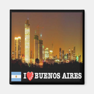 AR - Argentina - Buenos Aires - By Night Magnet