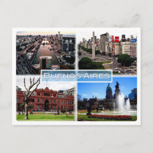AR Buenos Aires - The Main Financial Centre - Postcard
