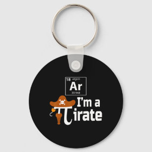 Ar I'm A Pirate Funny Pi Pun Science March 14 3.14 Key Ring