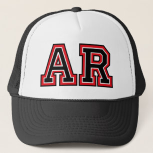 "AR" Monogram Trucker Hat
