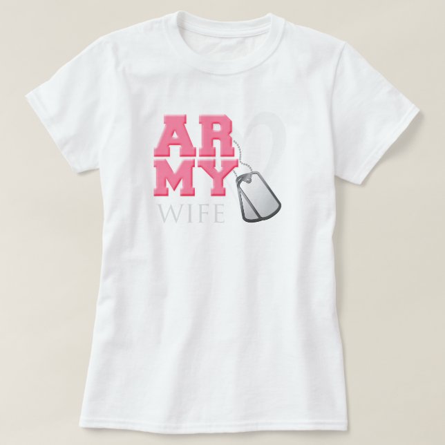 AR-MY Wife T-Shirt (Design Front)