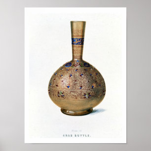 Arab Bottle, plate IX from a late 19th century alb Poster
