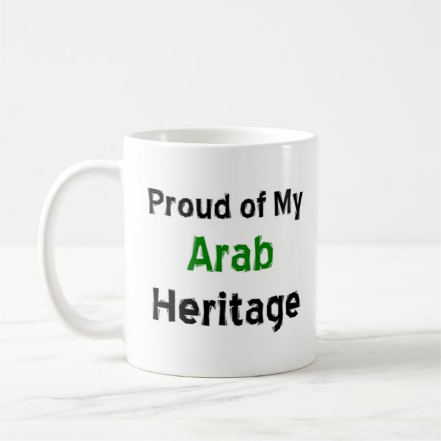 arab heritage coffee mug (Left)