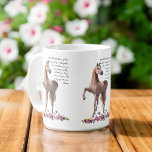 Arab horse and Rumi quote mug<br><div class="desc">Arab horse and Rumi quote mug</div>