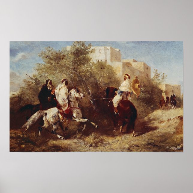 Arab Horsemen Poster (Front)