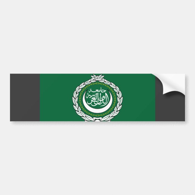 Arab League Flag Bumper Sticker (Front)
