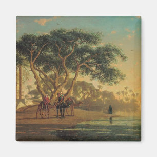 Arab Oasis, 1853 Magnet