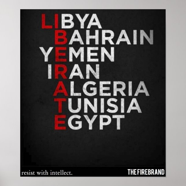 Arab Spring Poster (Front)
