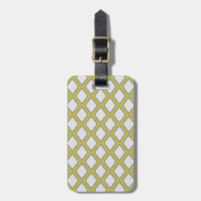 Arab Style Pattern Luggage Tag (Front Vertical)