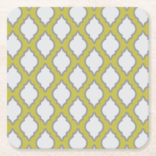 Arab Style Pattern Square Paper Coaster