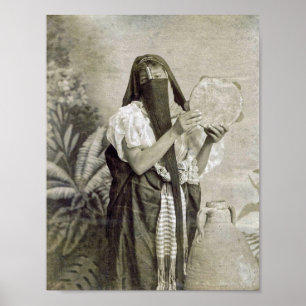 Arab Woman, Dancer, Vintage Poster