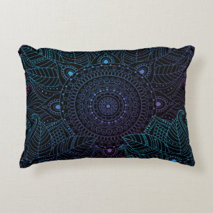 Arabesque Bliss: Oriental Mandala Magic Decorative Cushion