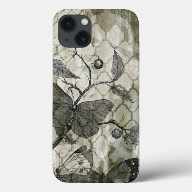 Arabesque Butterflies I Case-Mate iPhone Case (Back)