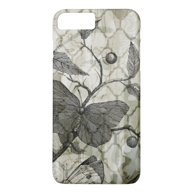 Arabesque Butterflies I Case-Mate iPhone Case (Back)