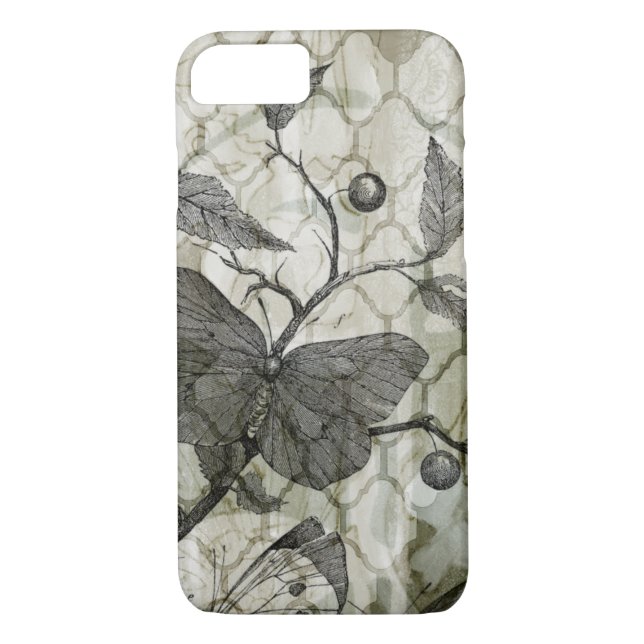 Arabesque Butterflies I Case-Mate iPhone Case (Back)