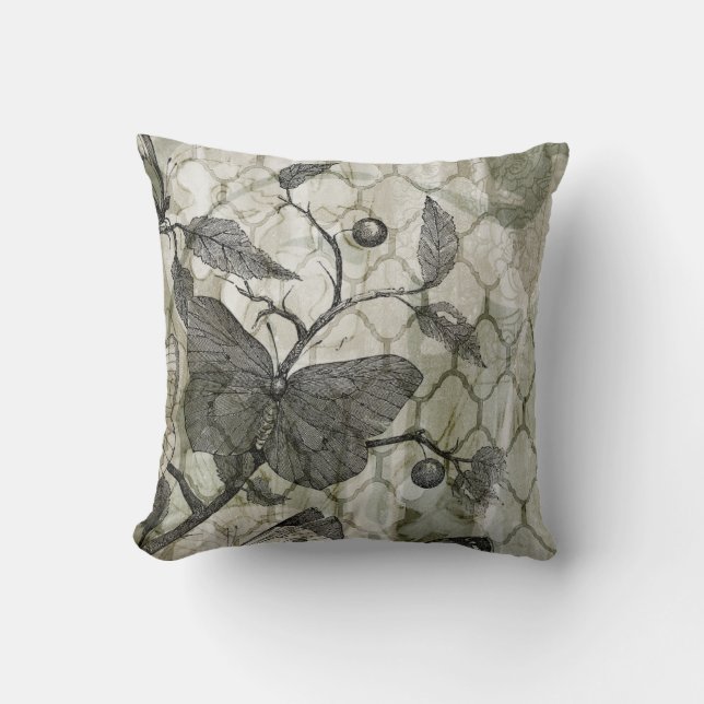 Arabesque Butterflies I Cushion (Front)