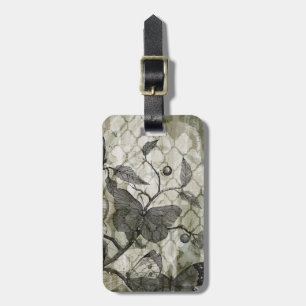 Arabesque Butterflies I Luggage Tag