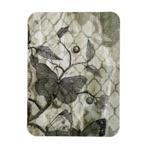 Arabesque Butterflies I Magnet