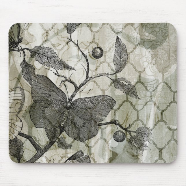 Arabesque Butterflies I Mouse Mat (Front)
