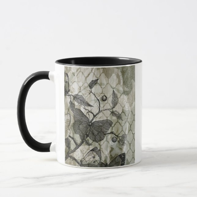Arabesque Butterflies I Mug (Left)