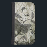 Arabesque Butterflies I Samsung S4 Wallet Case<br><div class="desc">Butterflies & Insects</div>