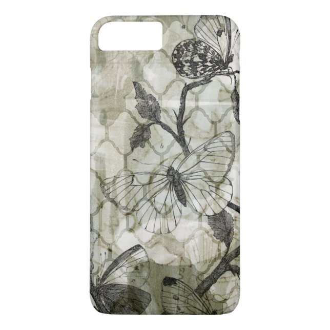 Arabesque Butterflies II Case-Mate iPhone Case (Back)