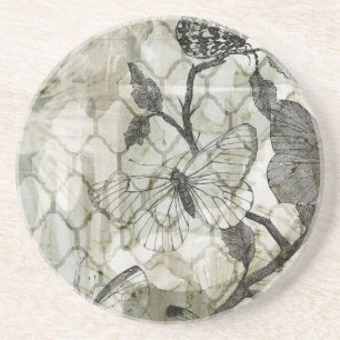 Arabesque Butterflies II Coaster