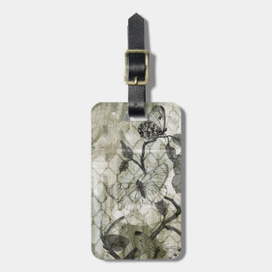 Arabesque Butterflies II Luggage Tag