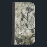 Arabesque Butterflies II Samsung S4 Wallet Case<br><div class="desc">Butterflies & Insects</div>