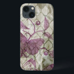 Arabesque Butterflies III iPhone 13 Case<br><div class="desc">Animals</div>