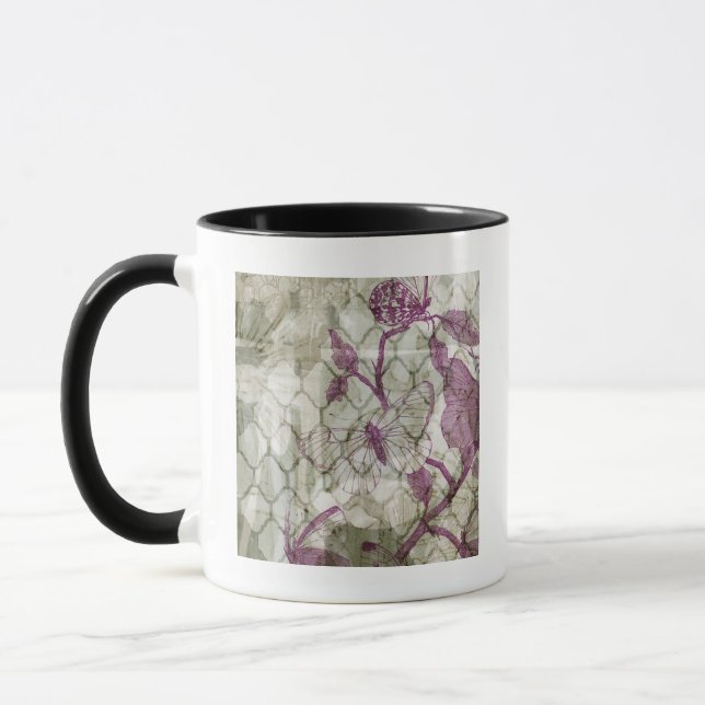 Arabesque Butterflies IV Mug (Left)