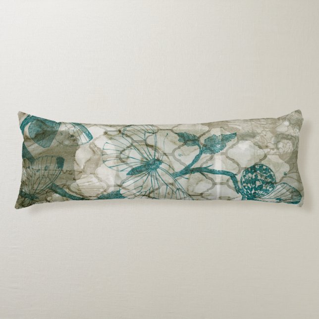 Arabesque Butterflies VI Body Cushion (Front)
