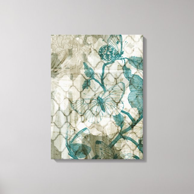 Arabesque Butterflies VI Canvas Print (Front)