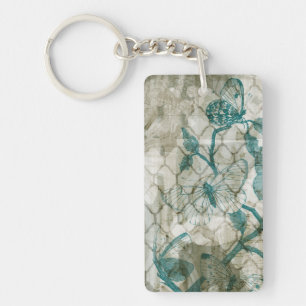Arabesque Butterflies VI Key Ring