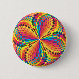 Arabesque colours 6 cm round badge