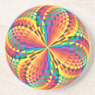 Arabesque colours coaster