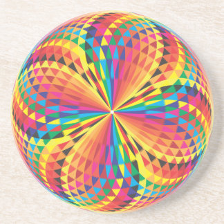 Arabesque colours coaster