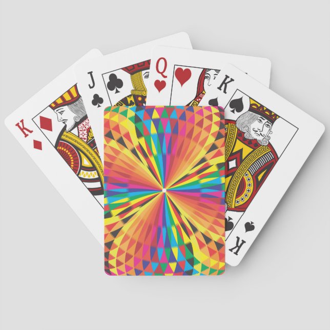 arabesque colours game playing cards (Back)