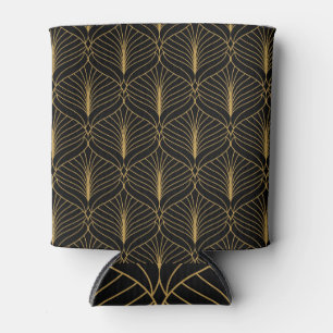 Arabesque floral, Art Deco background. Can Cooler