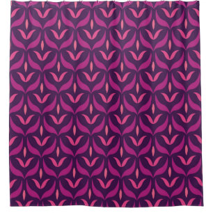 Arabesque Floral: Art Deco Seamless. Shower Curtain
