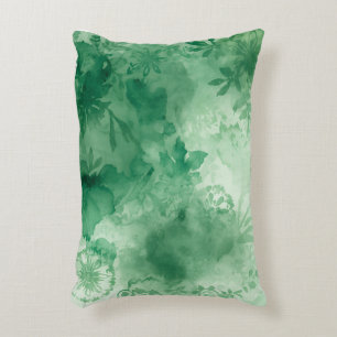 Arabesque Floral Art – Watercolor Wall Pri Decorative Cushion