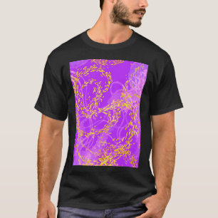 Arabesque in Magenta with a susurration of Yell T-Shirt